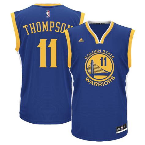 golden state warriors klay thompson adidas nba womens replica jersey|klay thompson nba jersey.